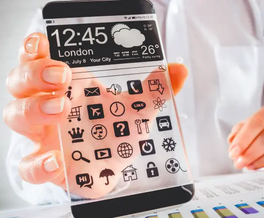 Mobile app development workflow visual