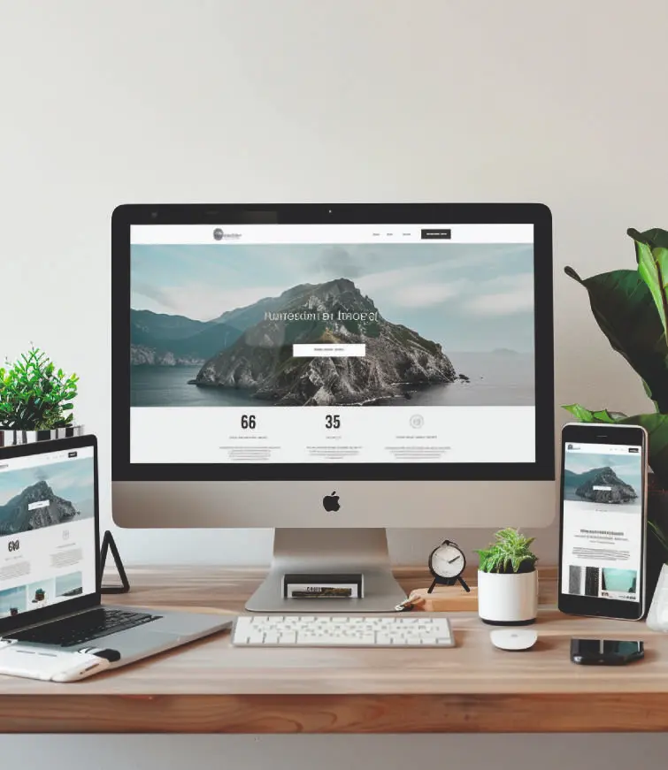 Modernized website display